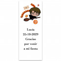 Harry Potter, adesivo personalizado vertical 13x5cm