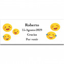 Emojis adesivo personalizado original 13x5cm