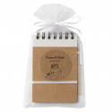 Ideias personalizadas para casamentos caderno com caneta