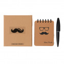 Detalhes convidados homens cadernetas personalizadas