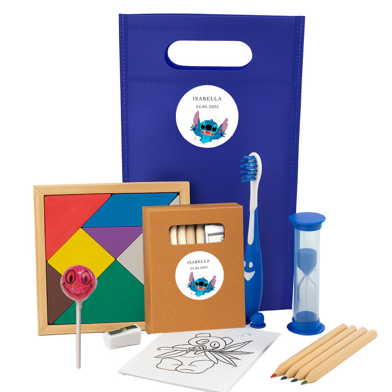 Stitch pack detalhes para convidados infantis educativos