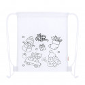 Mochila de Natal infantil para colorir