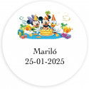 Adesivo personalizado Disney para eventos infantis 5cm