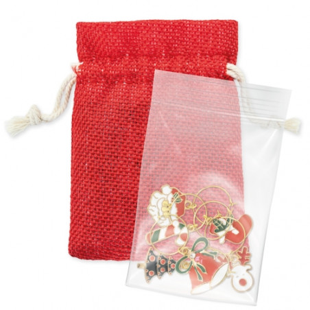 Conjunto de 6 aros de Natal para copos