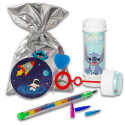 Stitch bolsa surpresa com pompero acessórios de papelaria e pirulito pintalíngua