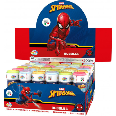 Spiderman bolsa metálica com detalhes divertidos infantis