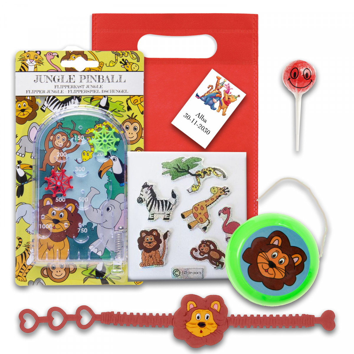 Winnie the pooh bolsa piñata com presentes de crianças para se divertir