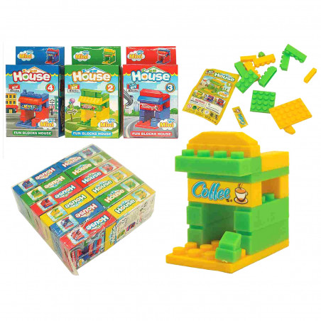 Pocoyó, jogo de construção infantil em bolsa piñata com detalhes criativos