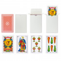 Detalhes para convidados baralho de cartas espanholas