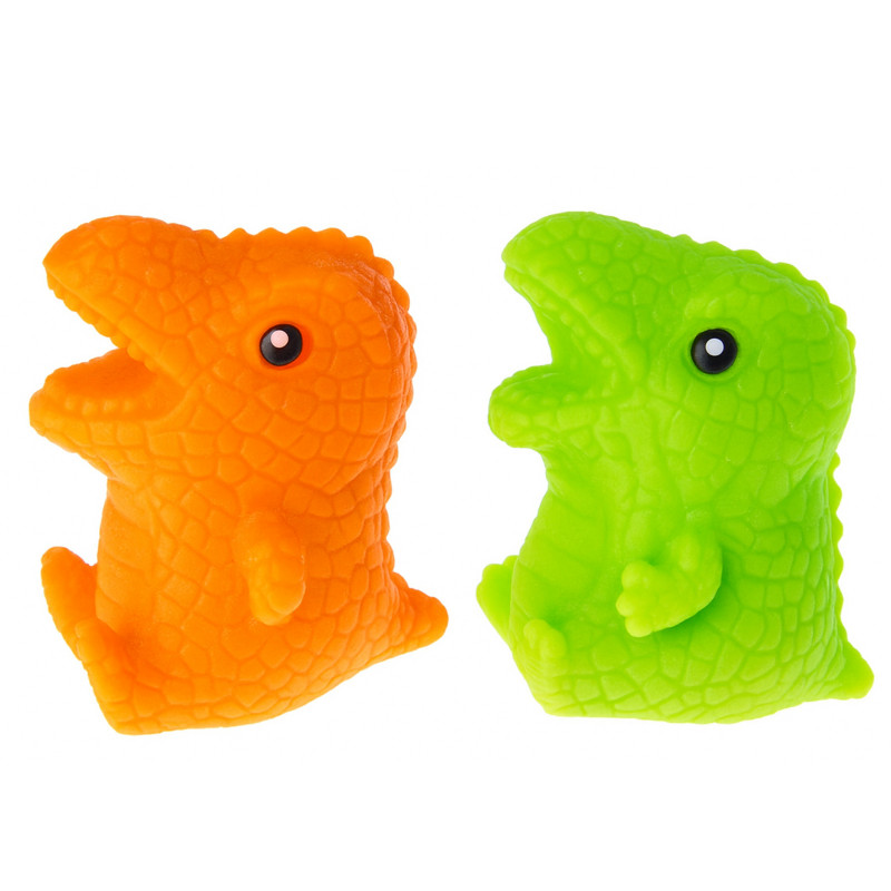 Dinossauro elástico de borracha para brincadeiras de crianças