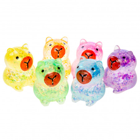 Capivara squishy para presentes em eventos infantis