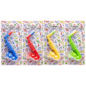 Saxofone de brinquedo de 15 cm colorido