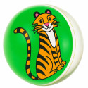 Bola mini saltitante com fundo de animais