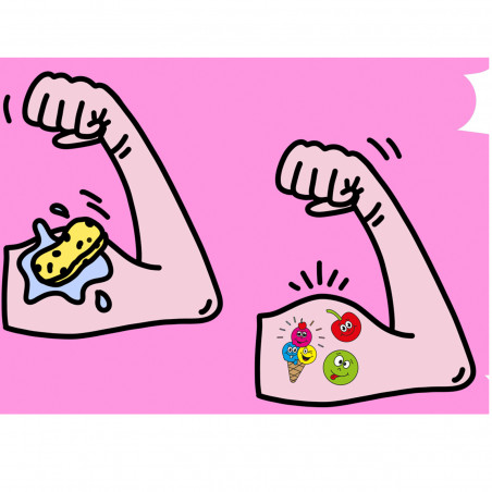 Emojis tatuagens infantis com carinhas divertidas