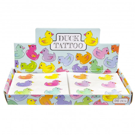 Tatuagens de patinhos de borracha para crianças