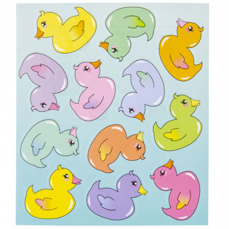 Adesivos de patinhos para detalhes infantis