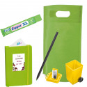 Conjunto escolar personalizado do toy story com doce