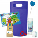Stitch presente infantil personalizado com livro pompom e doce
