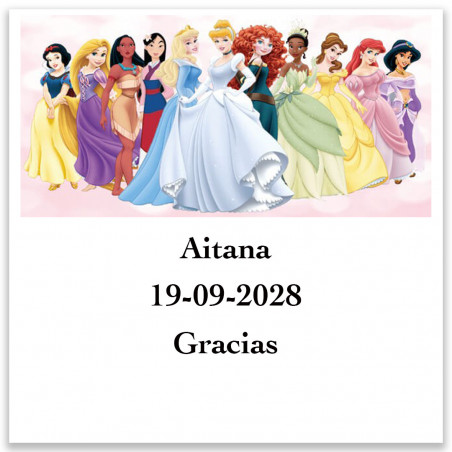 Princesas presente temático com unicórnios jogos e doces