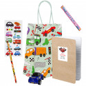 Cars bolsa com detalhes e guloseimas para festa infantil