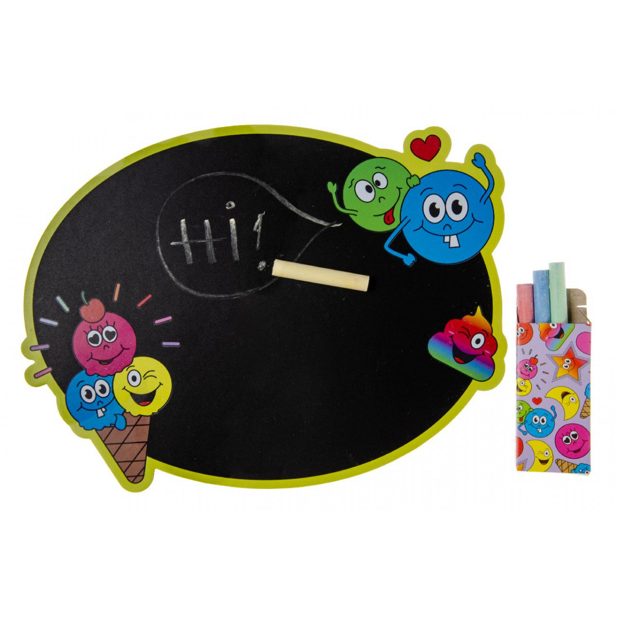 Pizarra com giz para festas infantis