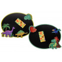 Pizarra infantil dinossauros