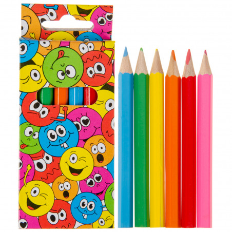 Emojis lápices de colores