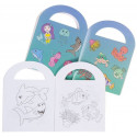 Bluey e bingo pacote com presentes divertidos marinhos
