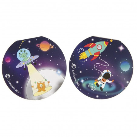 Stitch bolsa com presentes para crianças espaciais