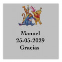 Winnie the pooh pacote de presente infantil personalizado para eventos e festas