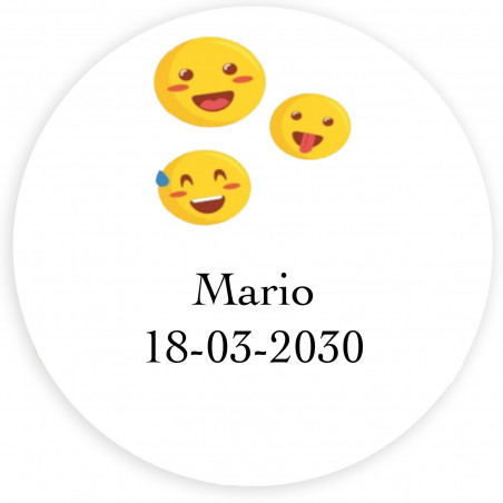 Pacote de presente infantil emoji para aniversários e eventos personalizados