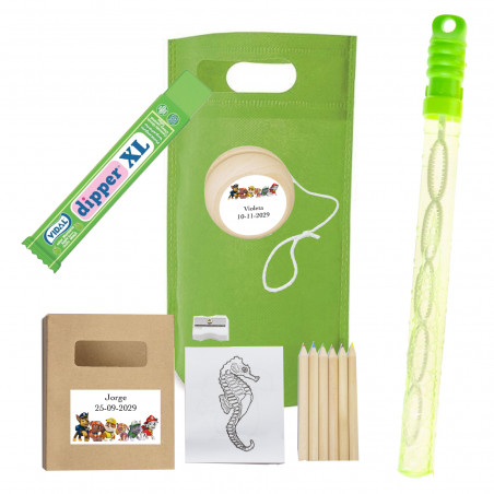 Patrulha Canina set para colorir pompero yoyo e guloseimas