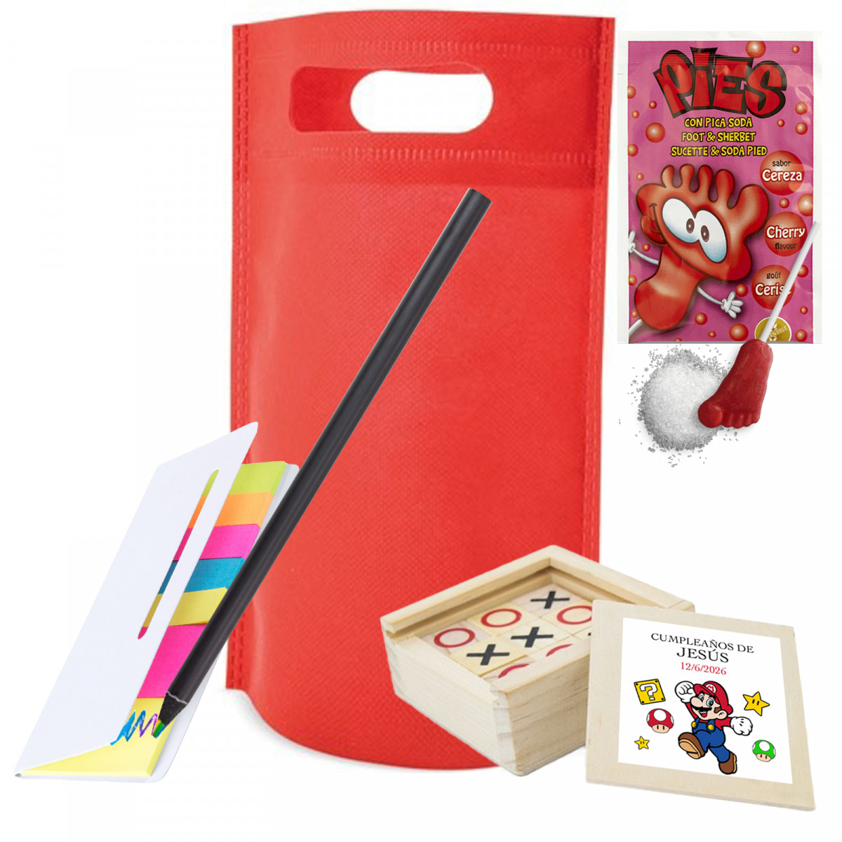 Super Mario Bros bolsa com presentes para crianças