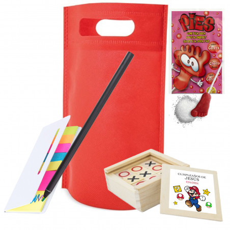 Super Mario Bros bolsa com presentes para crianças
