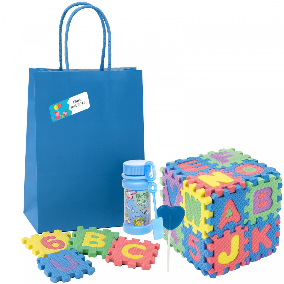 Peppa Pig, pacote de presente infantil personalizado educativo