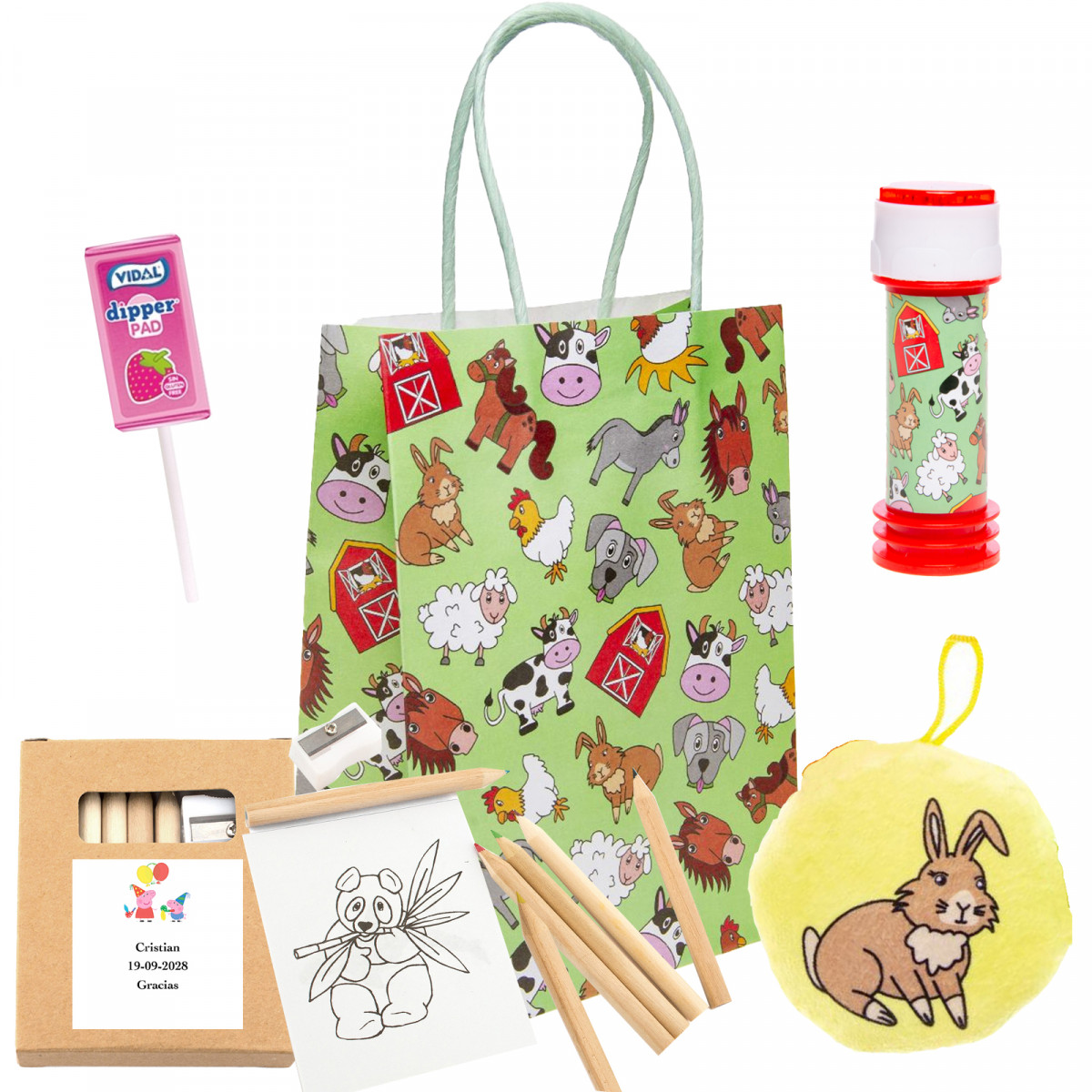 Pacote de presentes Peppa Pig para convidados