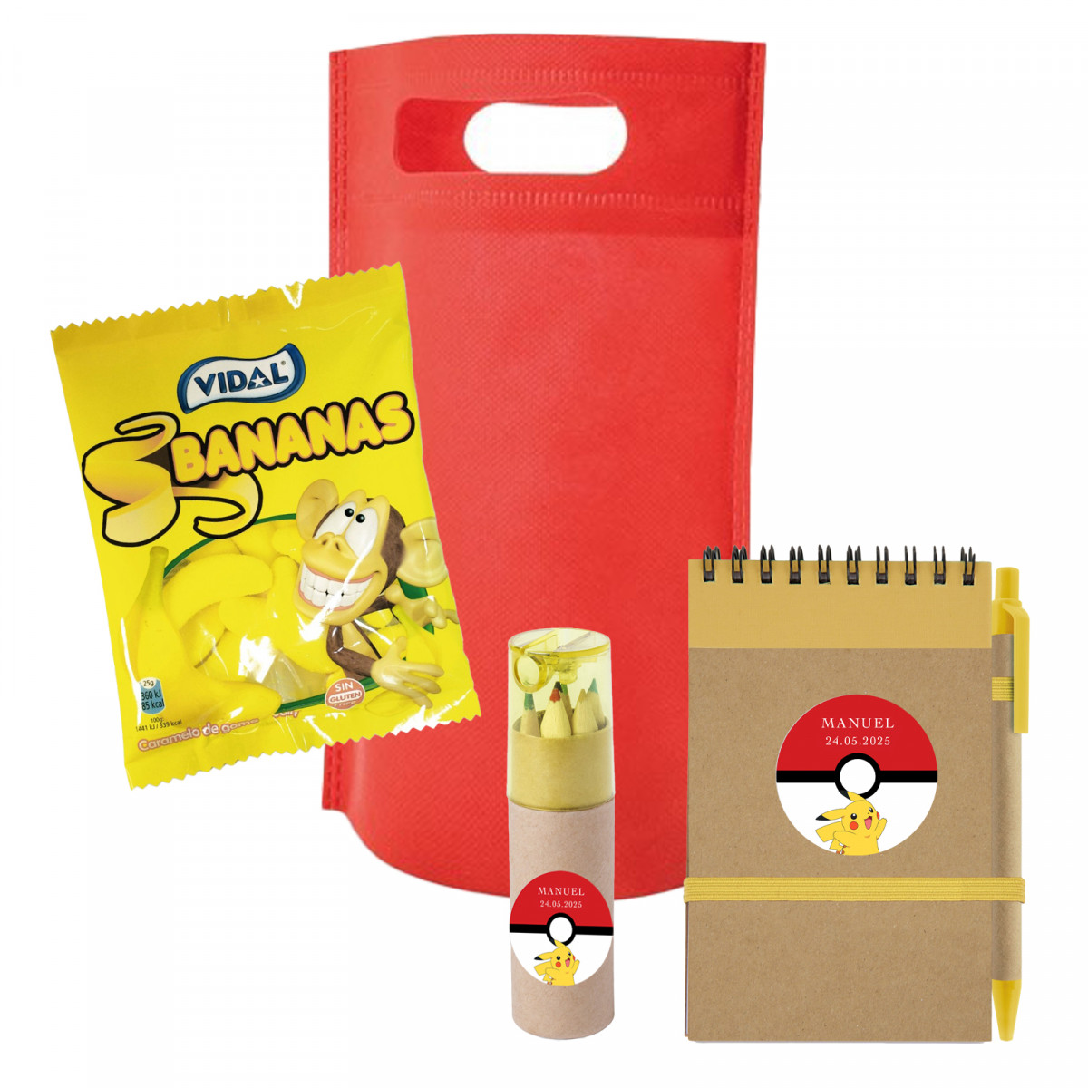 Pacote de detalhes Pokémon para convidados