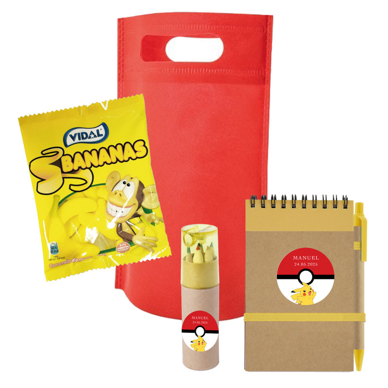 Pacote de detalhes Pokémon para convidados