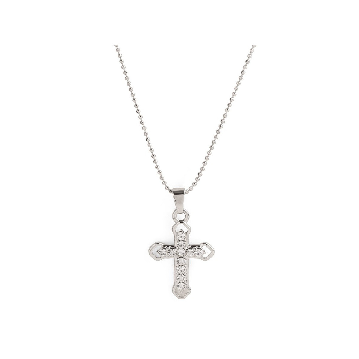 Pingente de cruz de metal