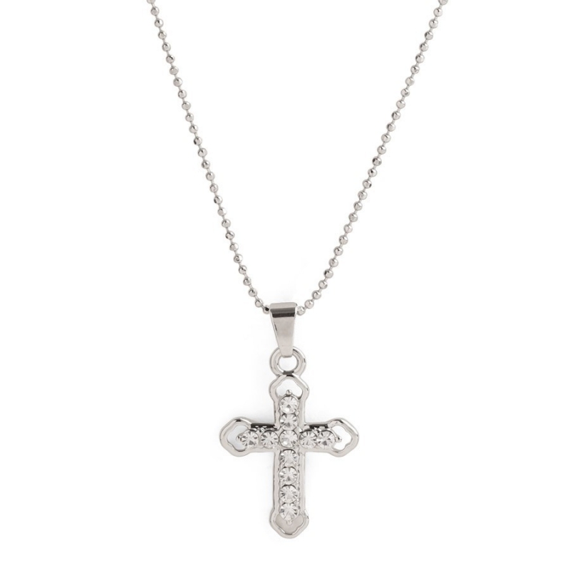 Pingente de cruz de metal