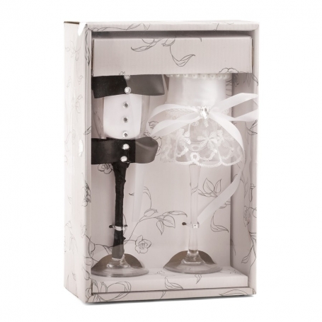 Copos originais de casamento
