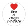 Pins de casamento personalizados