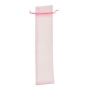 Bolsa de organza 30x7 cm rosa claro