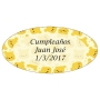 Oval autocolantes
