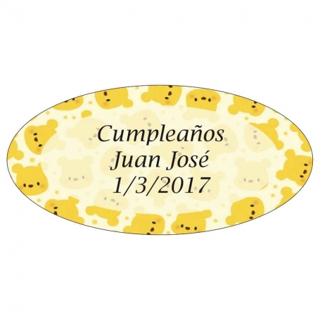 Oval autocolantes