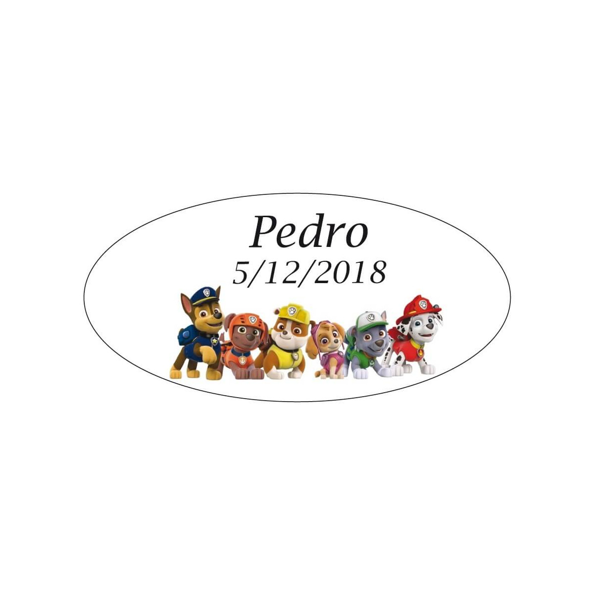 Etiquetas patrulha canina