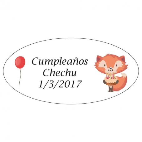 Etiquetas personalizadas para presentes