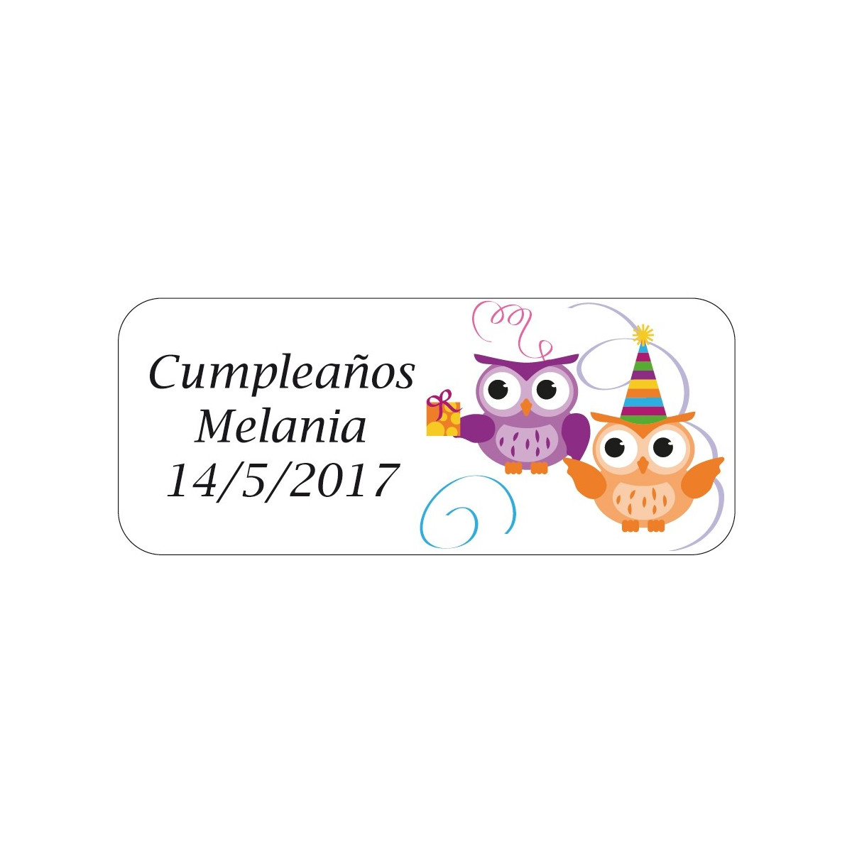 Etiqueta personalizada