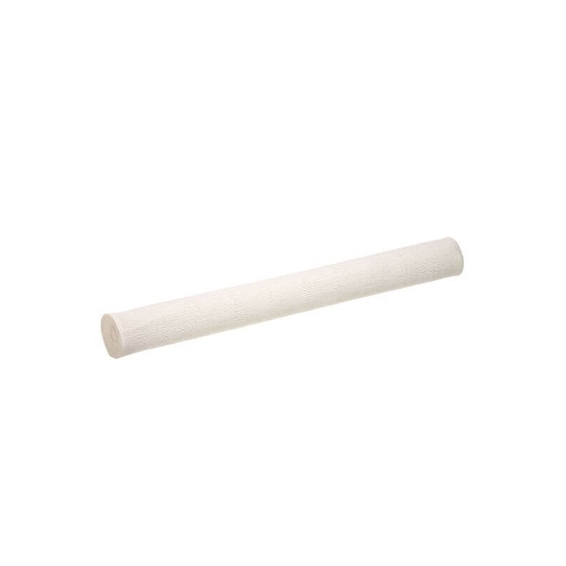 Rolo papel crepom branco
