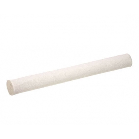 Rolo papel crepom branco